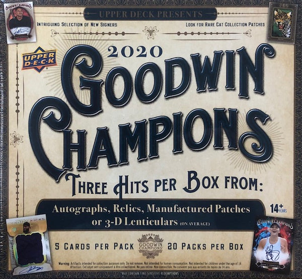 2020 Upper Deck Goodwin Champions Hobby Box