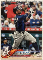 2018 Topps Update Ronald Acuna Jr Rookie Card