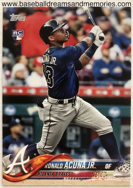 2018 Topps Update Ronald Acuna Jr Rookie Card