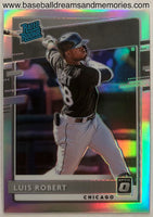 2020 Panini Donruss Optic Luis Robert Silver Parallel Rated Rookie Card