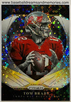 2020 Panini Prizm Tom Brady Brilliance Silver Disco No Huddle Card