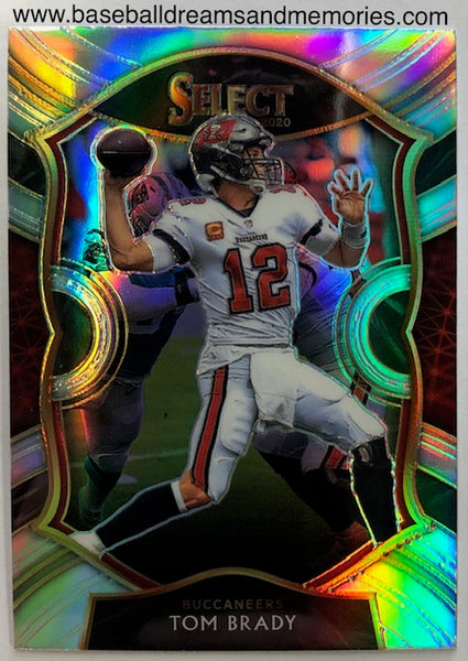 2021 Panini Select Tom Brady Silver Prizm Concourse Card
