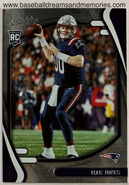 2021 Panini Absolute Mac Jones Rookie Card