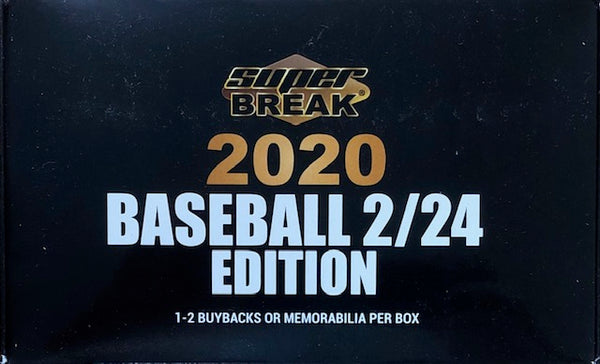 2020 Super Break Baseball 2/24 Edition Hobby Box