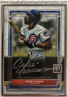 2020 Topps Museum Collection Andre Dawson Silver Framed Silver Ink Autograph Serial Numbered 15/15
