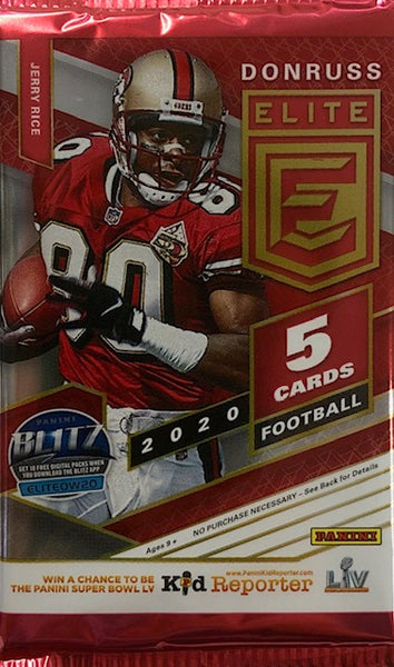 2020 Panini Donruss Elite Football Hobby Pack