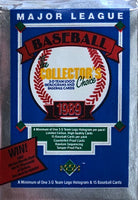 1989 Upper Deck Baseball Foil Pack