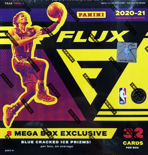 2020-21 Panini Flux Basketball Mega Box (Blue Ice Prizms)