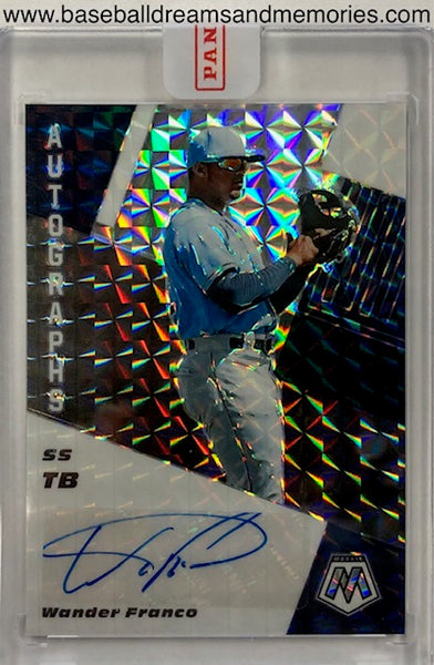 2021 Panini Mosaic Wander Franco Autograph Card (Panini Sealed)