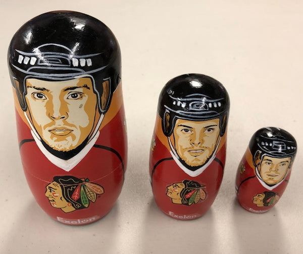 Chicago Blackhawks Set of Nesting Dolls