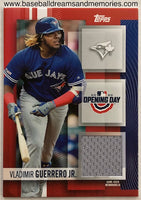 2020 Topps Opening Day Vladimir Guerrero Jr Jersey Card