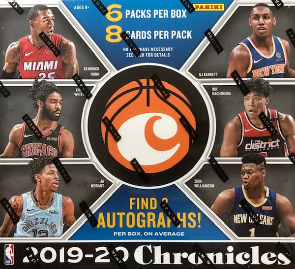 2019-20 Panini Chronicles Basketball Hobby Box