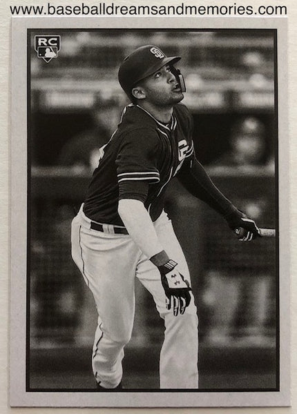 2019 Bowman Heritage Fernando Tatis Jr. Black & White Parallel Rookie Card