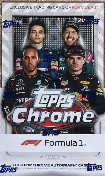 2021 Topps Chrome Formula 1 Racing Hobby Box