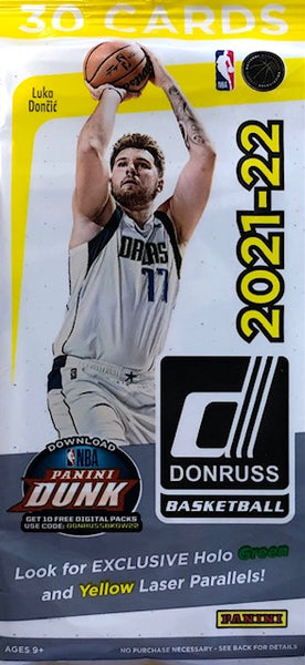 2021-22 Panini Donruss Basketball Value Pack