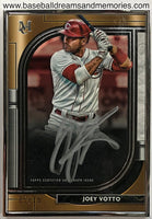 2021 Topps Museum Collection Joey Votto Silver Frame Autograph Card Serial Numbered 05/15