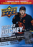 2021-22 Upper Deck Series One Hockey Blaster Box (Call 708-371-2250 For Pricing & Availability)