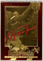 1997 Skybox EX2000 Credentials Michael Jordan 23kt Gold Card