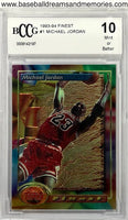 1993-94 Topps Finest Michael Jordan BCCG 10 Mint or Better