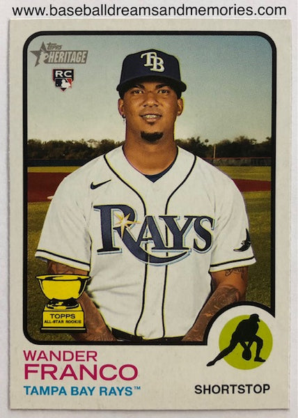 2022 Topps Heritage Wander Franco Rookie Card