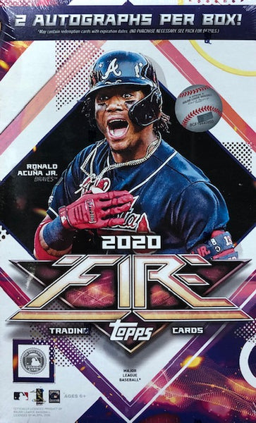 2020 Topps Fire Baseball Hobby Box