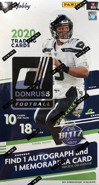 2020 Panini Donruss Football Hobby Box