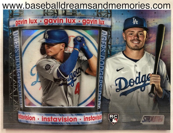 2020 Topps Stadium Club Gavin Lux Instavision Rookie Card