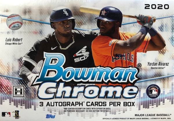 2020 Bowman Chrome Baseball HTA Jumbo Hobby Box