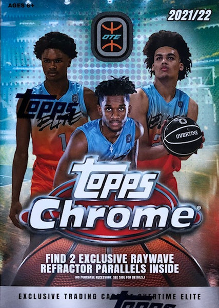 2021-22 Topps Chrome Overtime Elite Basketball Blaster Box