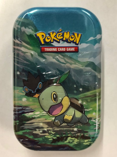pokemon trading card game: sinnoh stars mini tin Pokemon Sinnoh Star Mini Tin (Turtwig) – Baseball Dreams & Memories