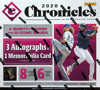 2020 Panini Chronicles Baseball Hobby Box