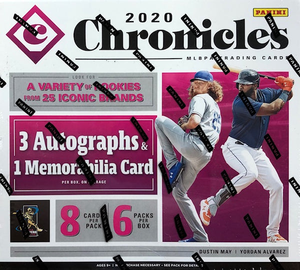 2020 Panini Chronicles Baseball Hobby Box