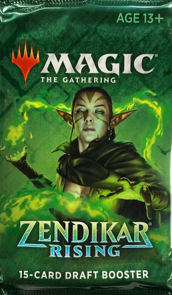 Magic The Gathering Zendikar Rising Trading Card Draft Booster Pack