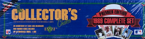 1989 Upper Deck Baseball Complete Factory Set of 800 Cards (Ken Griffey Rookie)