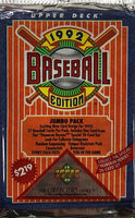 1992 Upper Deck Baseball Jumbo Pack