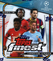 2020-21 Topps Finest UEFA Champions League Soccer Hobby Box (1 Mini Box)