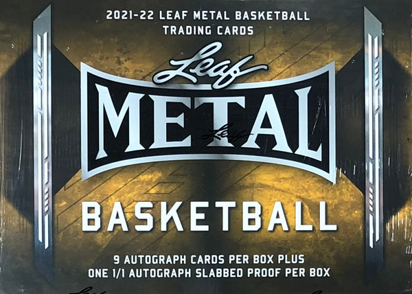 2021-22 Leaf Metal Basketball Jumbo Hobby Box