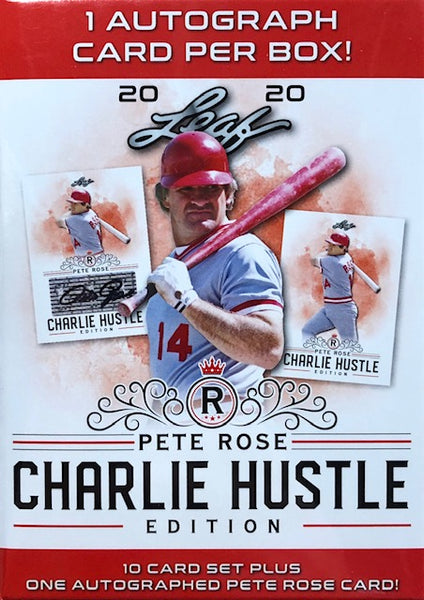 2020 Leaf Pete Rose Charlie Hustle Edition Box