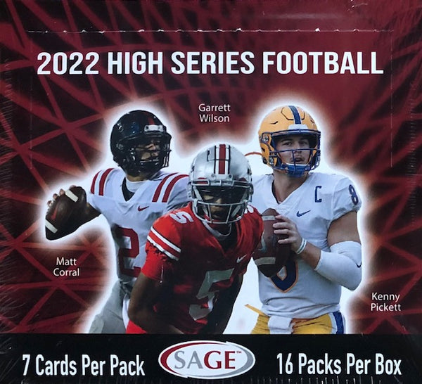 2022 Sage Football High Series Hobby Box