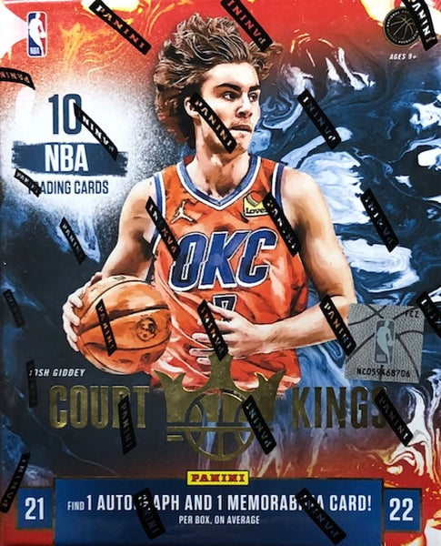 2021-22 Panini Court Kings Basketball Hobby Box