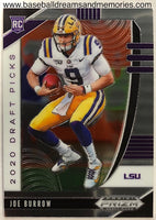 2020 Panini Prizm Draft Picks Joe Burrow Rookie Card