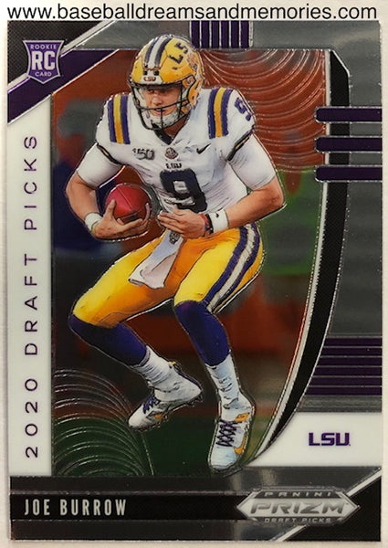 2020 Panini Prizm Draft Picks Joe Burrow Rookie Card