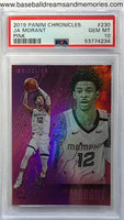 2019 Panini Chronicles Essentials Ja Morant Pink Rookie Card Graded PSA GEM MT 10