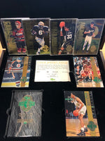 1993 Classic Four Sport Gold Set in Wooden Box with Jerome Bettis, Alex Rodriguez, Alonzo Mourning, Chris Gratton Autograph Cards