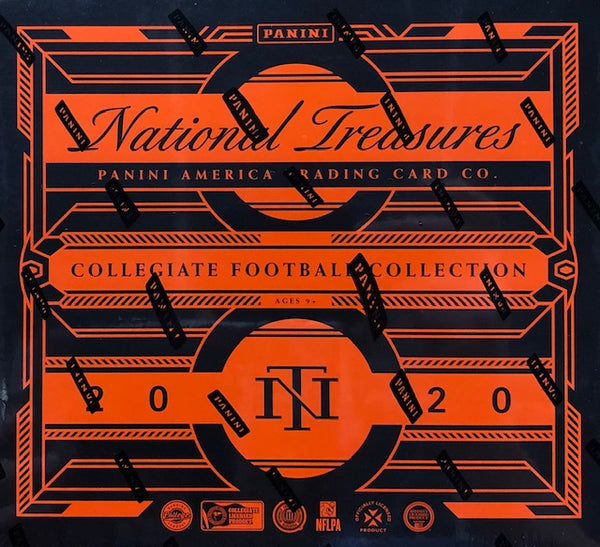 2020 Panini National Treasures Collegiate Football Hobby Box