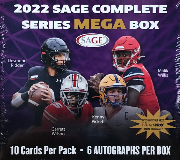 2022 Sage Complete Series Football Mega Box