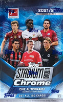 2021-22 Topps Stadium Club Chrome Bundesliga Soccer Hobby Box