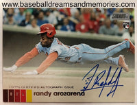 2020 Topps Stadium Club Randy Arozarena Autograph Rookie Card