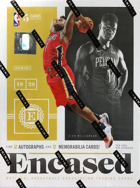 2019-20 Panini Encased Basketball Hobby Box