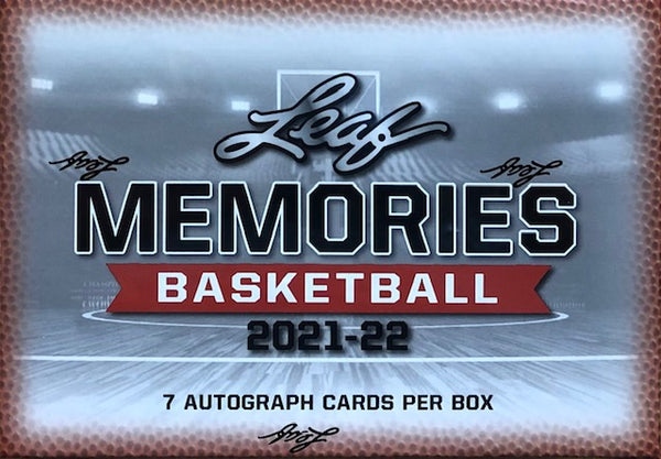 2021-22 Leaf Memories Basketball Hobby Box